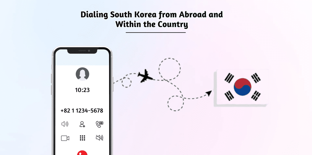 한국 전화번호 형식 및 +82 다이얼링